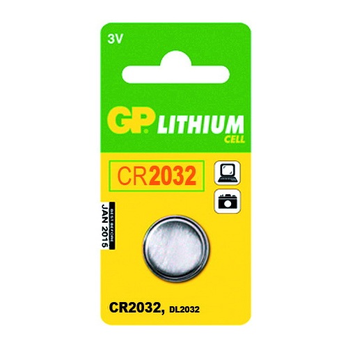 GP CR2032 3V liitiumpatarei