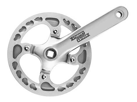 Sturmey-Archer FCS752 vändad 44H 170mm topelt ketikaitsega - hõbedane