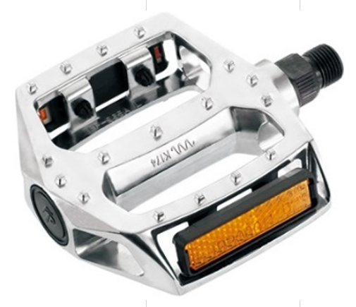 VeloGo Aluminium Platform Pedalen 9/16" - Zilver