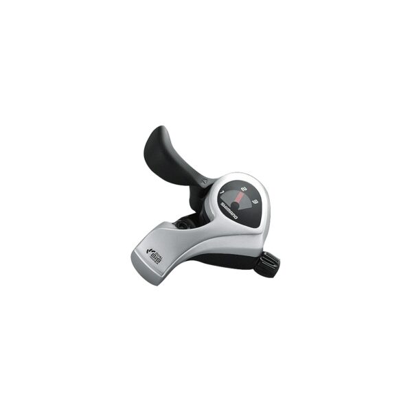 Mando de cambio izquierdo de fricción Shimano SL-TX50 - 2/3 velocidades, Plata/Negro