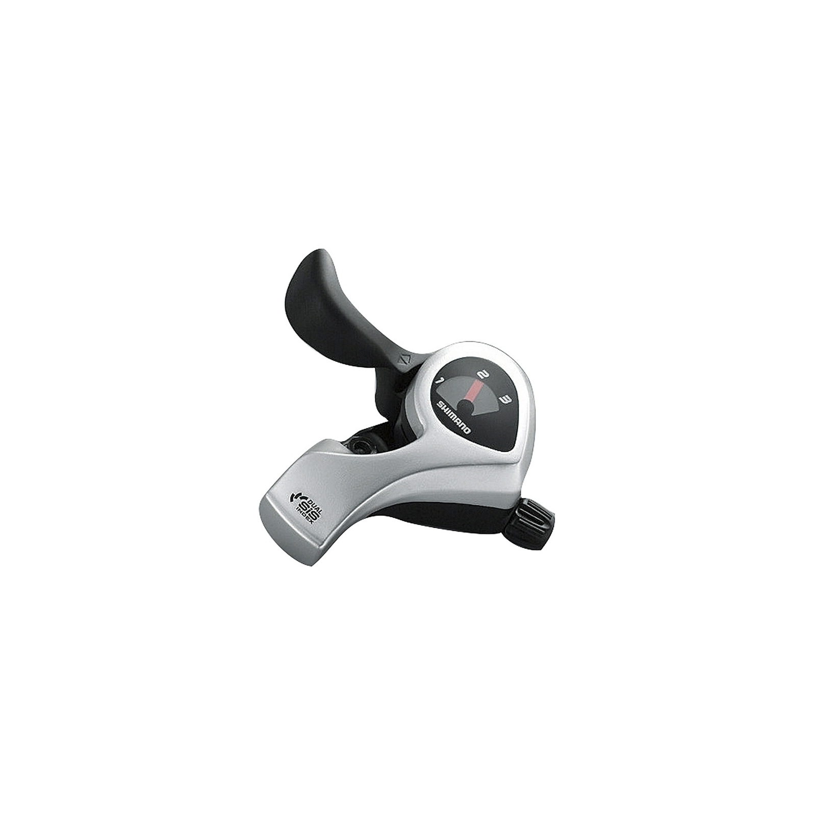 Mando de cambio izquierdo de fricción Shimano SL-TX50 - 2/3 velocidades, Plata/Negro