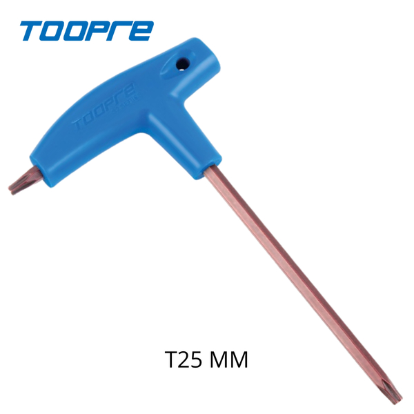 Llave Torx con mango en T Toopre T25 - Azul