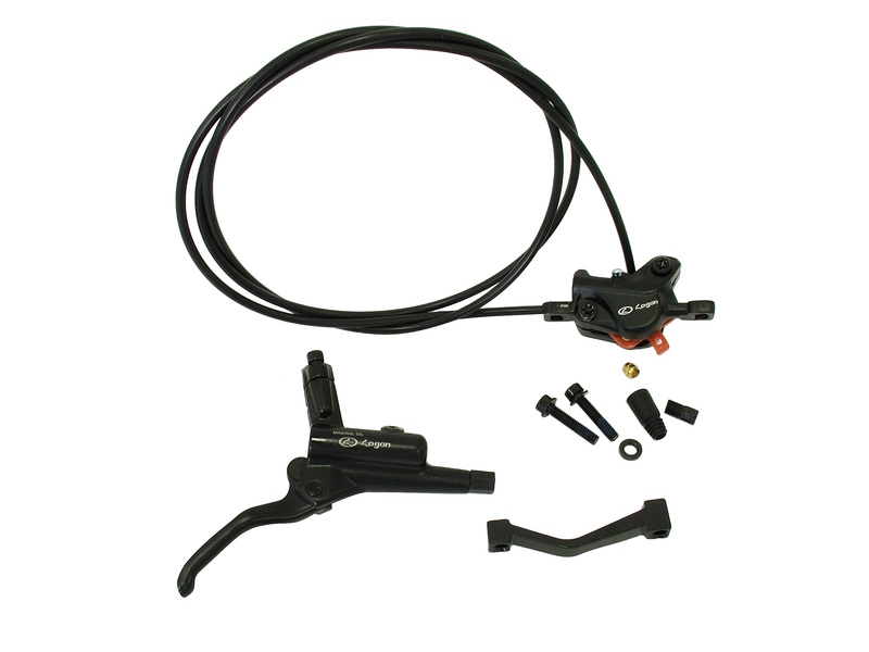 Pinza de freno de disco de aluminio Negro