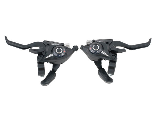 Shimano ST-EF500 3x7 käiguvahetaja/pidurihoova komplekt - Must