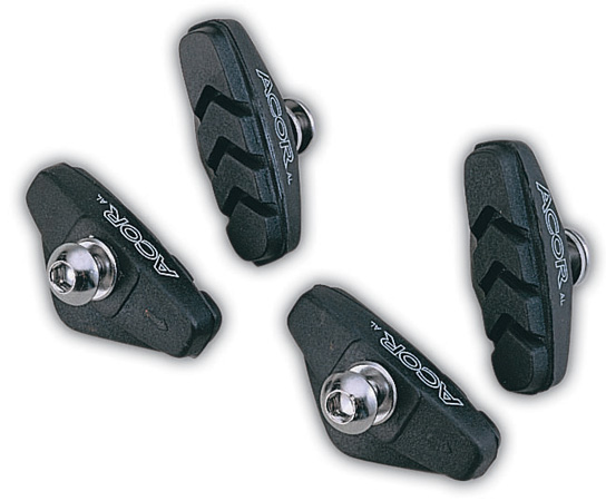 Zapatas de Freno Carretera Acor - Negro