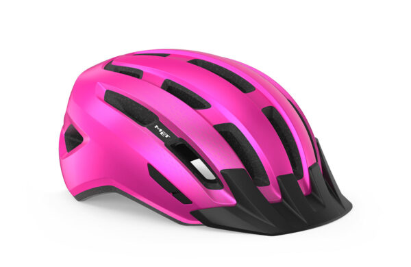 MET Downtown Helm - Glanzend Roze [S/M 52-58cm]