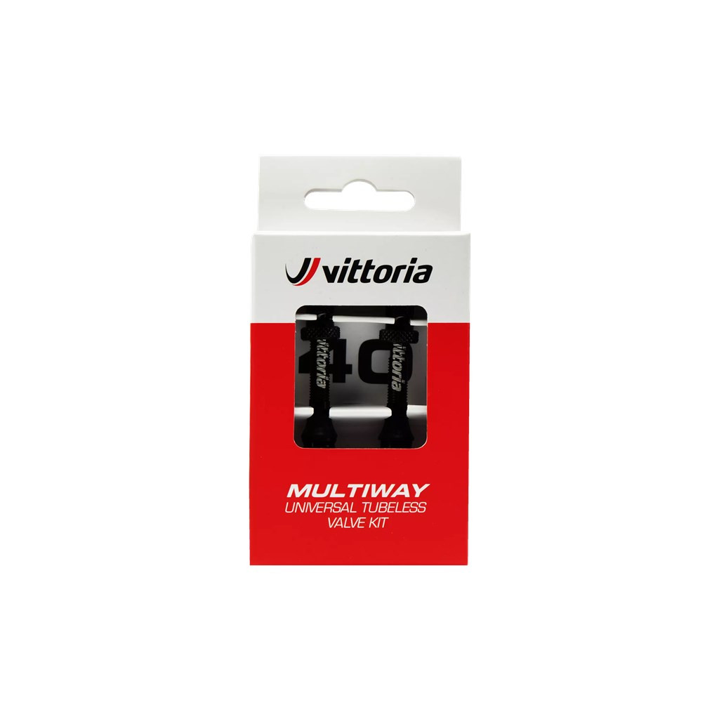 Valve Tubeless Vittoria Multiway 100mm - Noir (Paire)
