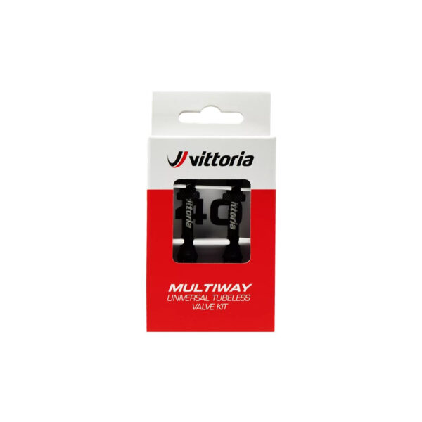 Valve Tubeless Vittoria Multiway 80mm - Noir (Paire)