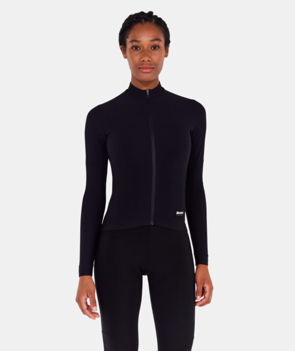 Maillot Manga Larga Térmico Santini RTR Ready To Ride - Negro [M]