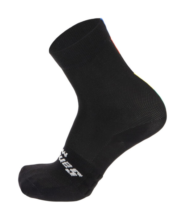 Calcetines Altos Santini UCI Official World Champion - Negro [M-L 40-43]