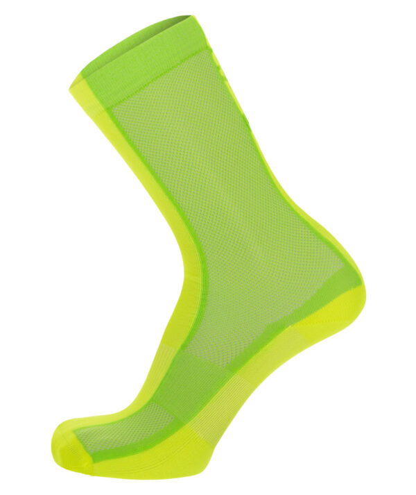 Calcetines Altos Santini Puro - Verde Fluo [XL-XXL 44-47]