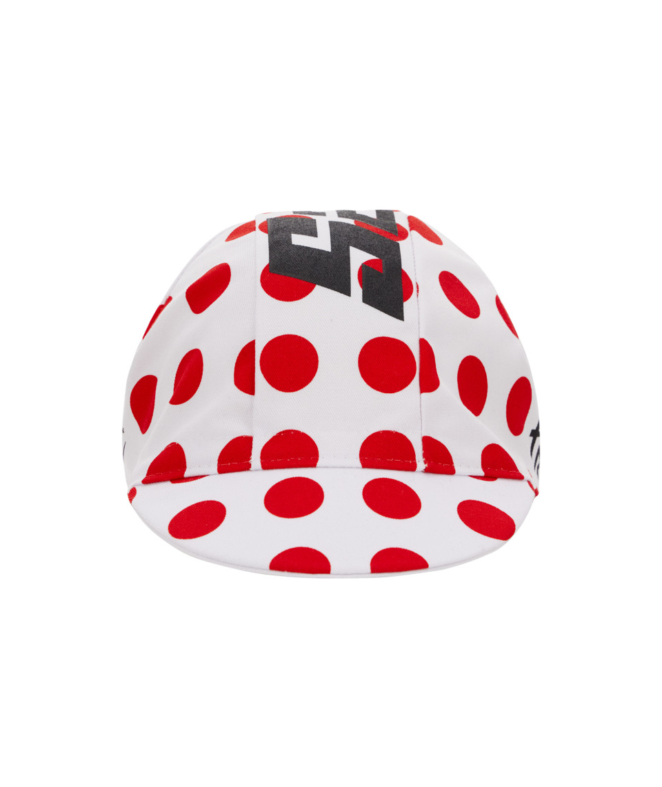 Casquette vélo Santini Tour de France à pois
