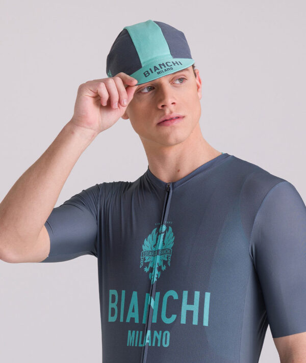 Gorra Ciclismo Santini Bianchi Milano Classic - Gris Asfalto