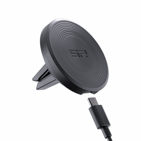 Soporte Coche Magnético Rejilla Ventilación SP Connect + Cargador Inalámbrico