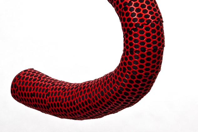 Cinta de Manillar Bike Ribbon Hexagon - Rojo