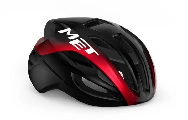 Cyklistická prilba MET Rivale Mips - Lesklá čierna/Metalická červená [M 56-58cm]