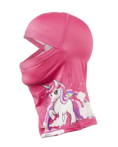 Cagoule thermique enfant Relax Delta - Licorne rose [XS 50-52.5cm]