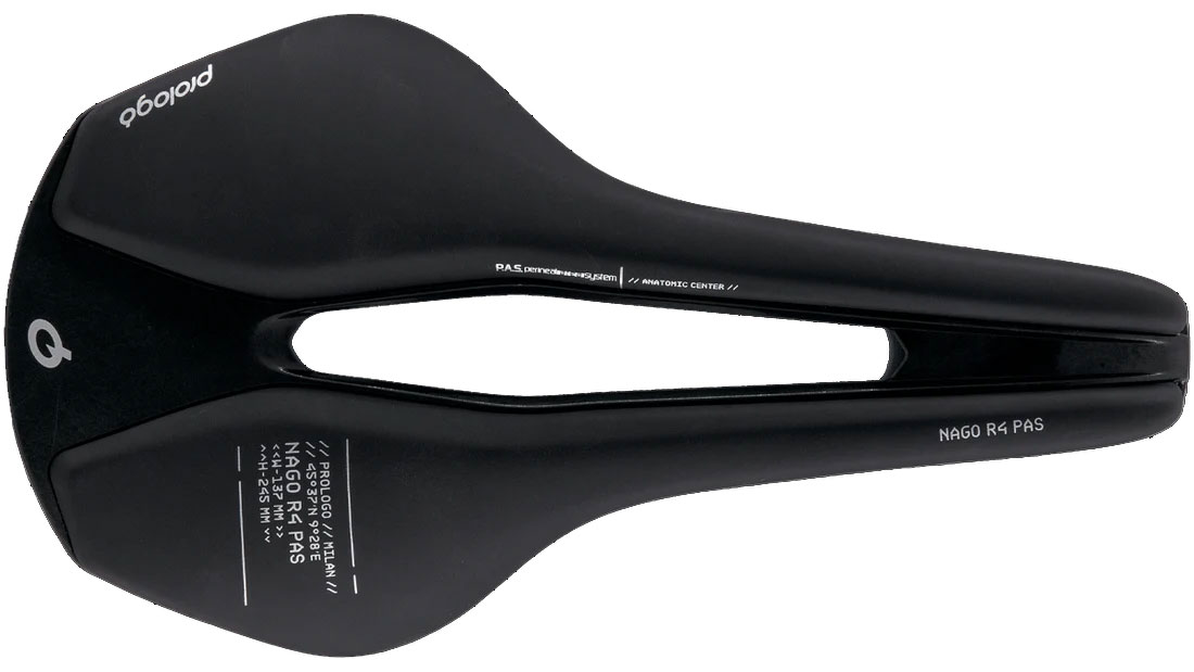 Σέλα Prologo PR NAGO R4 PAS TIROX 137 HARD Μαύρη (6199)