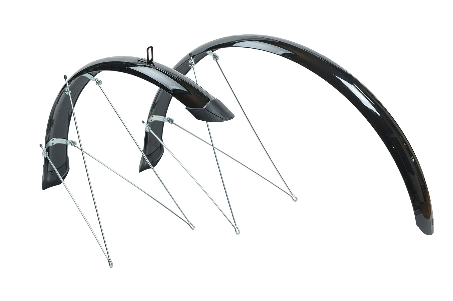 Guardabarros BF 26" MTB aluplástico NEGRO, 58 mm