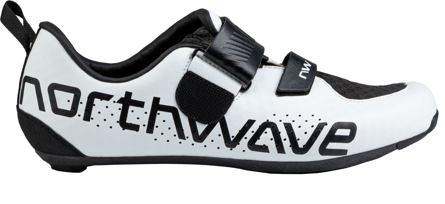 Chaussures de Triathlon Northwave Tribute Carbon Taille 42 Blanc/Noir