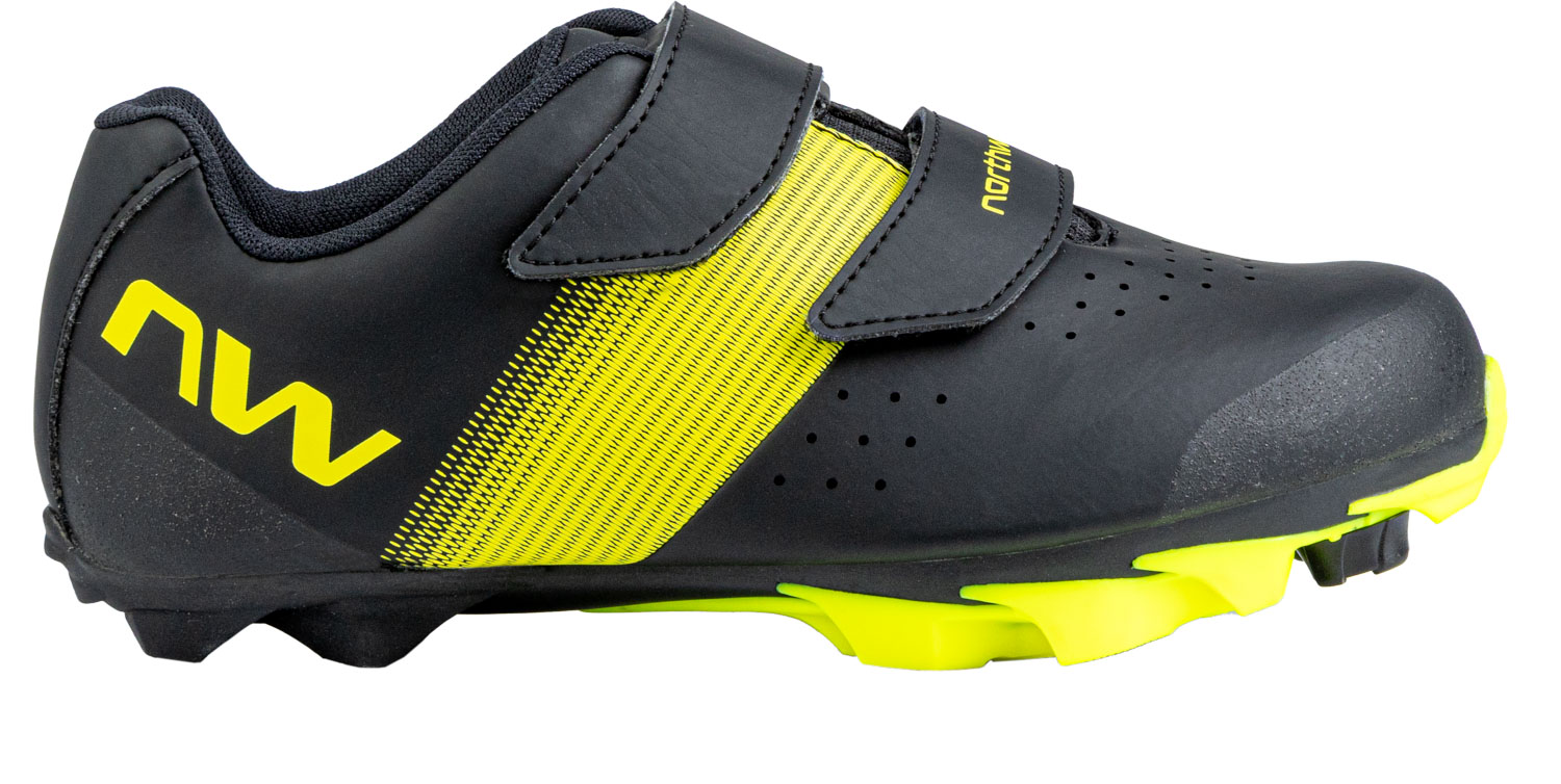 Zapatillas MTB Northwave Hammer Junior 33 Negro/Amarillo Fluo