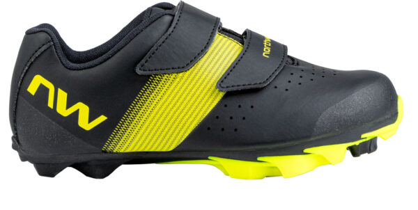 Chaussures VTT Junior Northwave Hammer Taille 35 Noir/Jaune Fluo