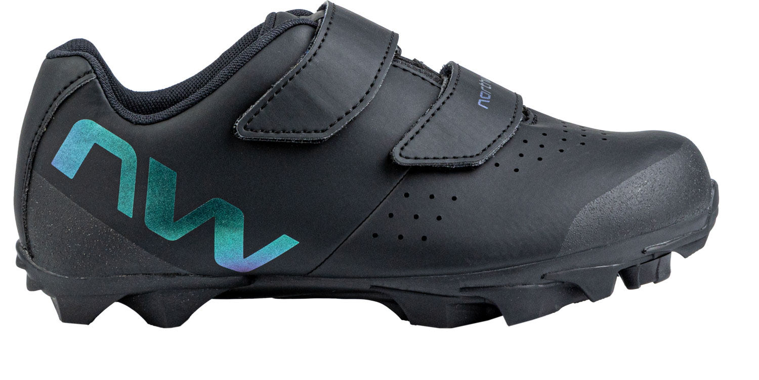 Zapatillas MTB Northwave Hammer Junior 36 Negro/Iridiscente