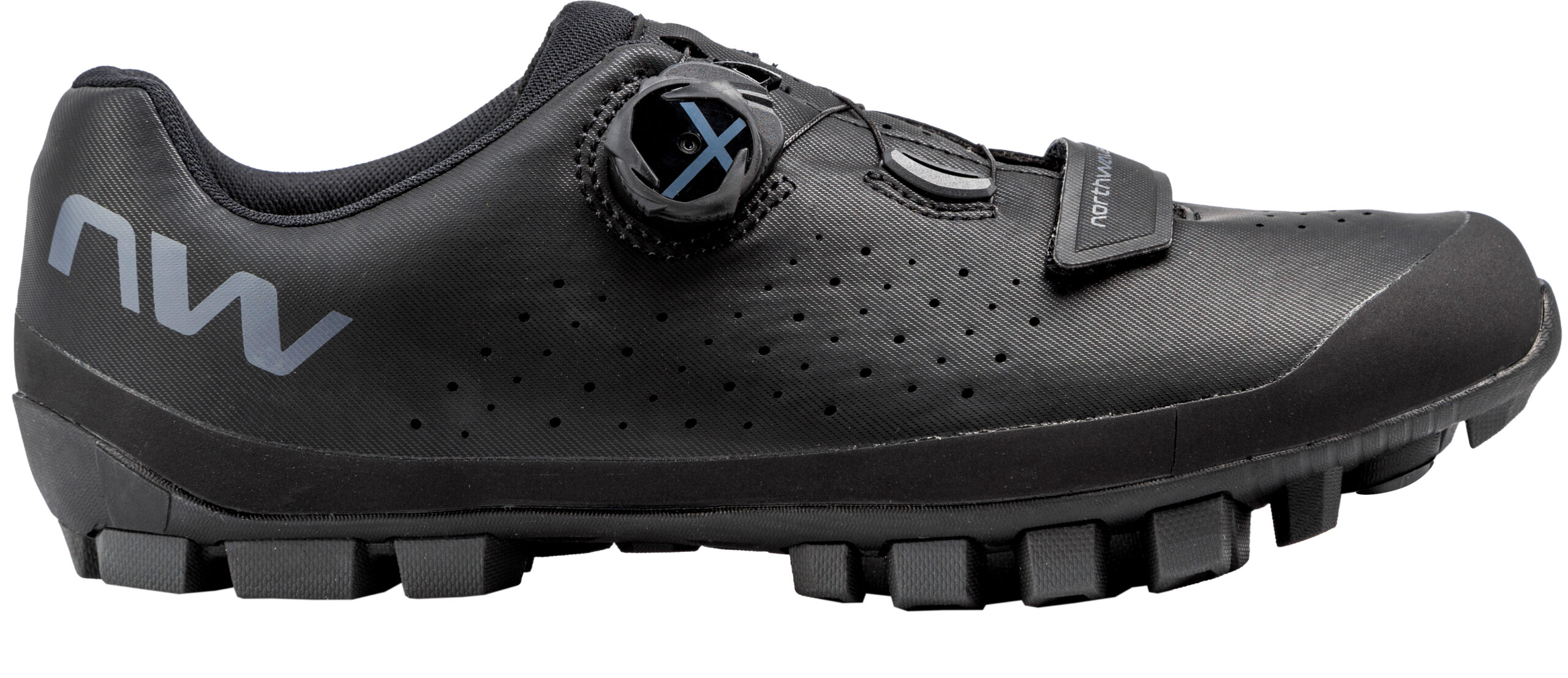 Pantofi MTB Wide Fit Northwave Hammer Plus Mărimea 40.5 Negru/Gri Închis