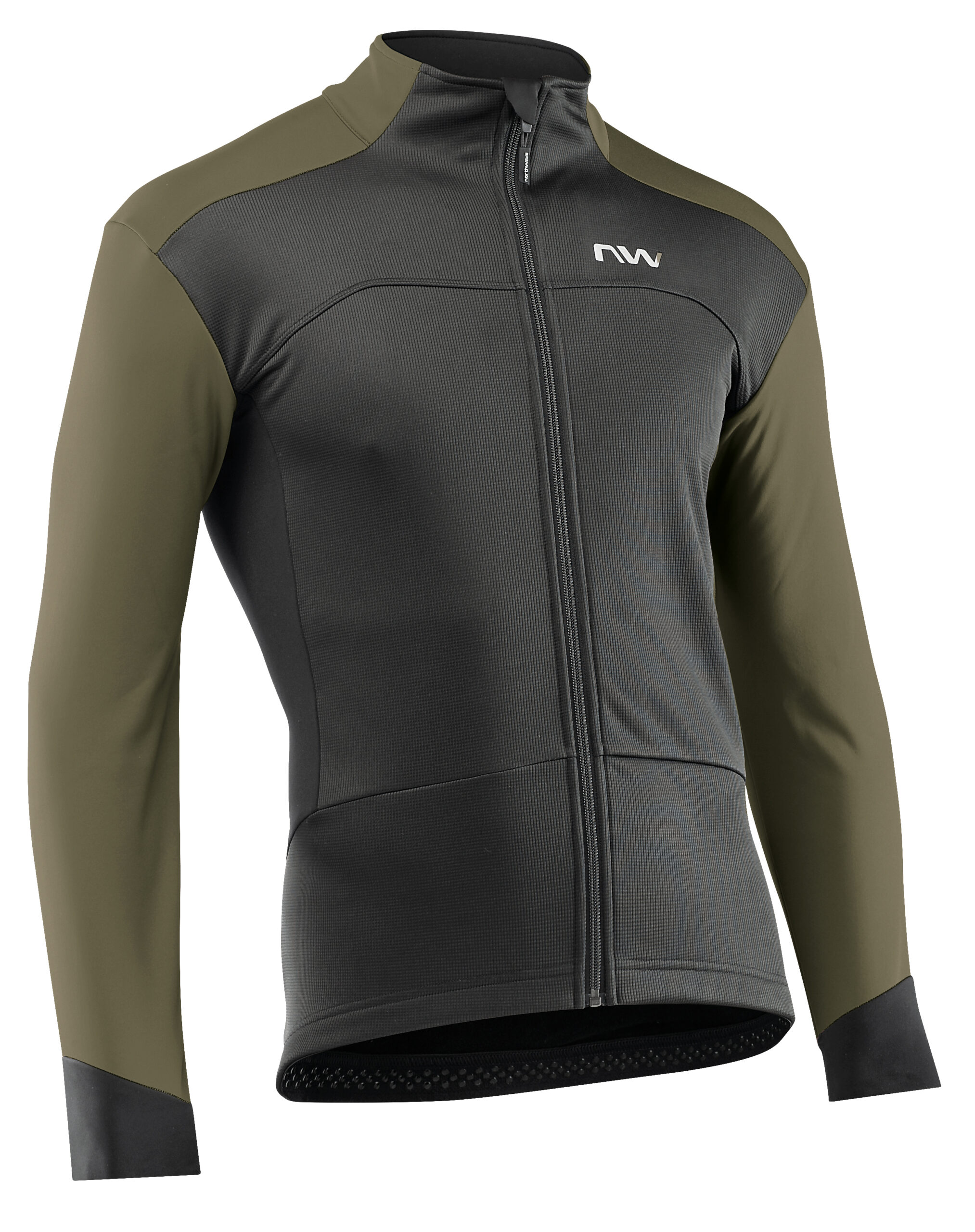 Zimowa Kurtka Rowerowa Northwave RELOAD SP - Czarno-Zielona - Rozmiar XL
