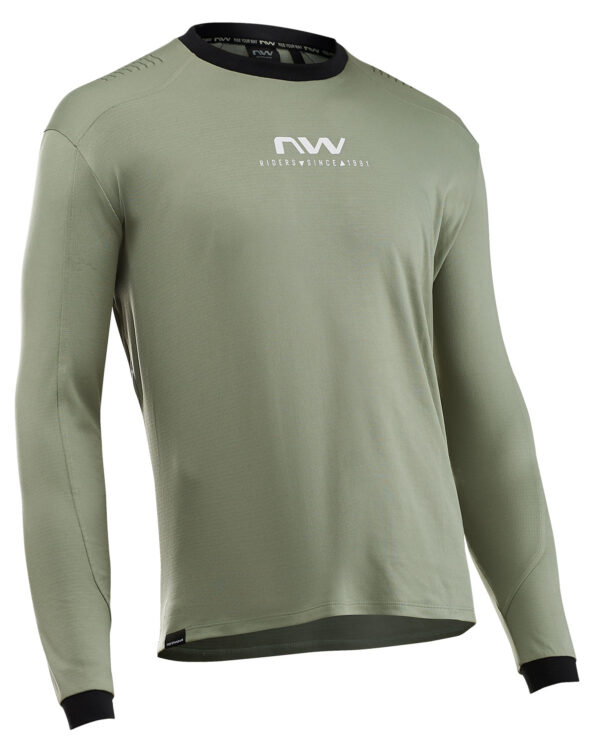 Maillot Manches Longues Northwave Sharp - Vert/Blanc - XL