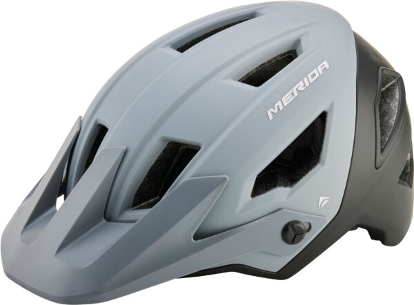 Merida Trailbanger Helm 58-62cm Mat Grijs/Mat Zwart - 15 Ventilatieopeningen