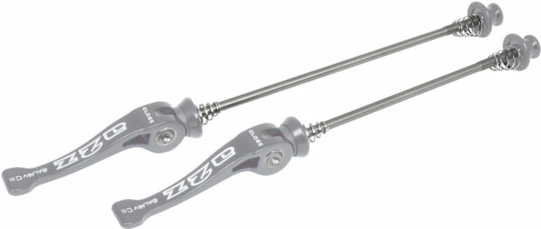 a2Z CrMo esi- ja tagajooksu kiirkinnituste komplekt (Titanium Grey)