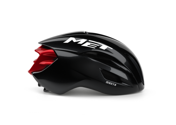 MET Manta Mips Helm - Glanzend Zwart/Rood [L 58-61cm]