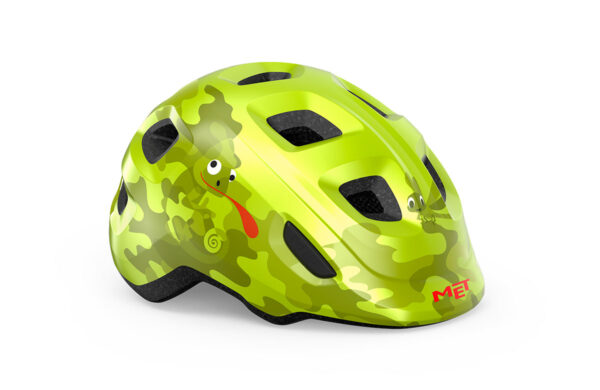 Casque enfant MET Hooray - Citron Caméléon Brillant [XS 46-52cm]
