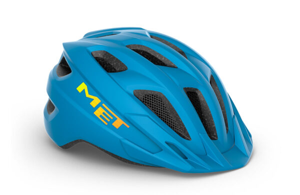 Casque enfant MET Crackerjack New - Cyan [Uni 52-57cm]