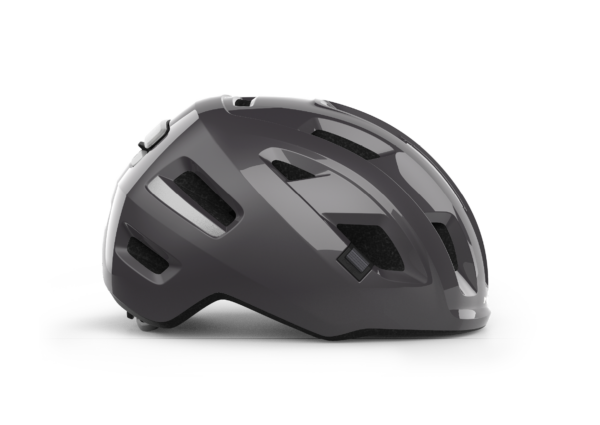 MET E-Mob Helm - Glanzend Donkergrijs [L 58-61cm]