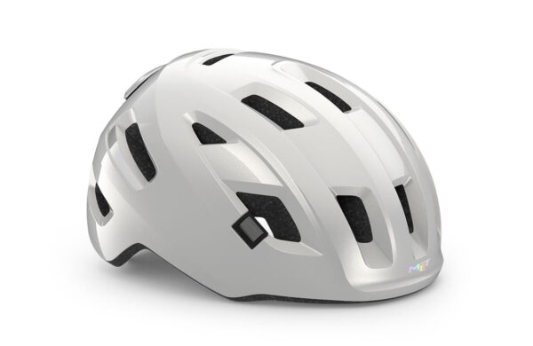 MET E-Mob Mips Helm - Glanzend Wit [M 56-58cm]