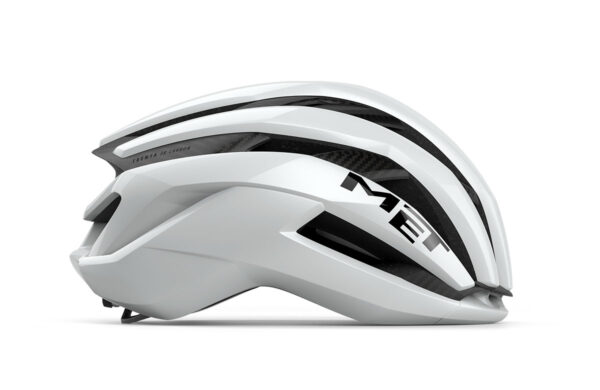 MET New Trenta 3K Carbon Helm - Glanzend Wit [L 58-61cm]