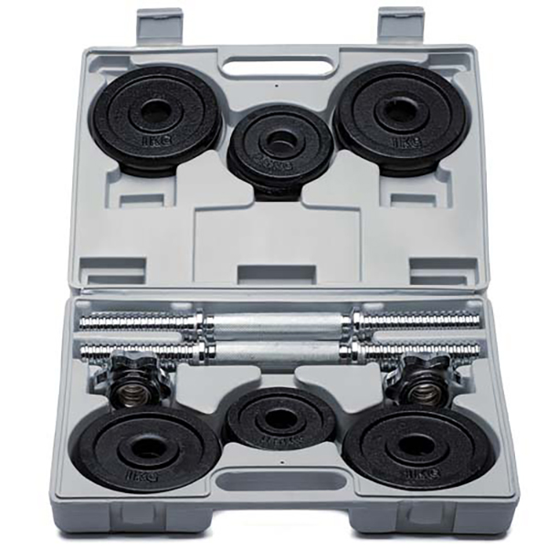 Set Mancuernas JK Fitness en Maletín 15kg