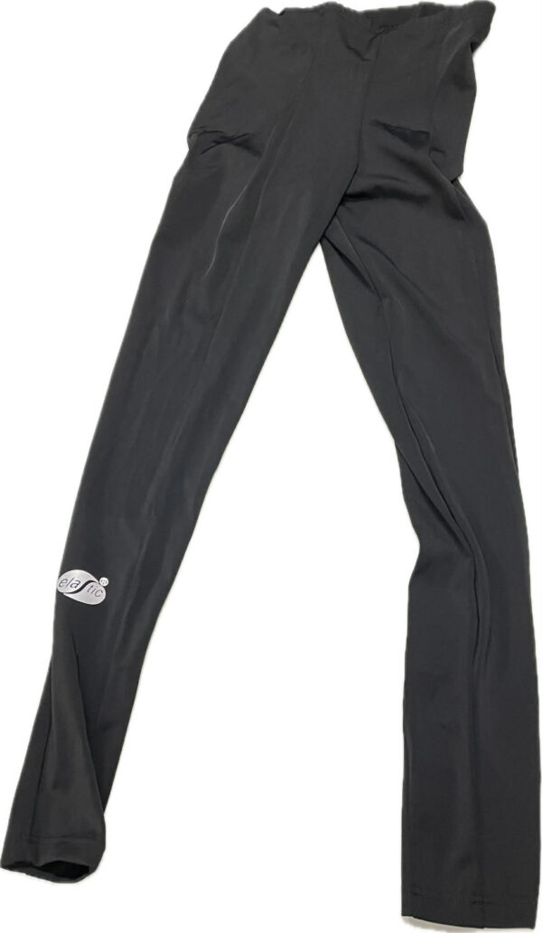 Elastic pikad pehmenduseta rattapüksid must (suurus S)