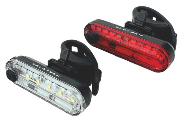 Velotech tulede komplekt 2x5 LED USB