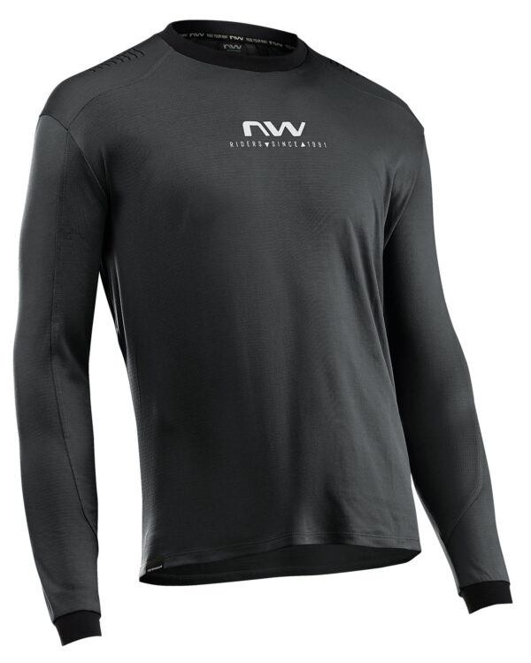 Northwave Sharp pikkade varrukatega rattasärk must/valge (L)