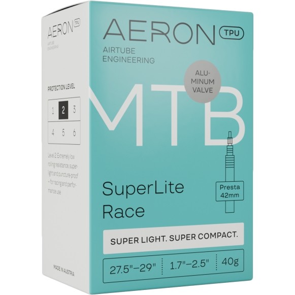 Aeron MTB SuperLight Race AL sisekumm 27.5/29" x 1.7-2.5" prantsuse ventiil 42mm