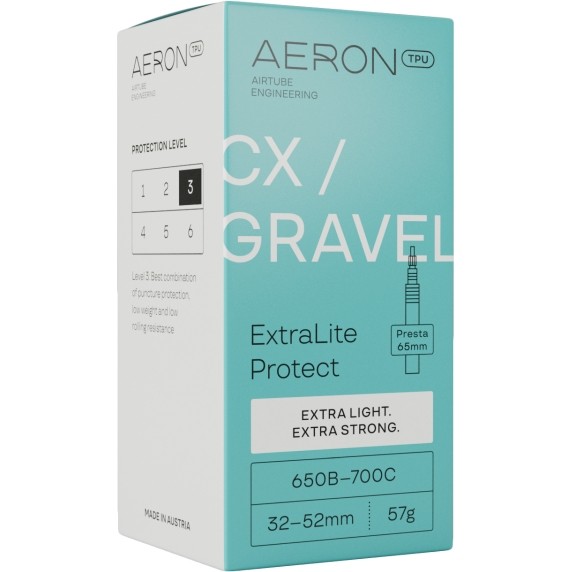 Aeron CX/Gravel ExtraLight Protect AL sisekumm 700c x 32/52 prantsuse ventiil 42mm