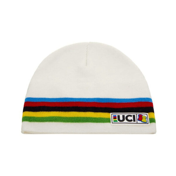Santini UCI Rainbow BBH Mütze Weiß