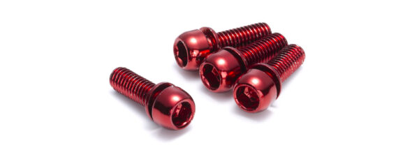 Reverse Pidurisadula Poldid Teras M6x18mm Punane 4tk