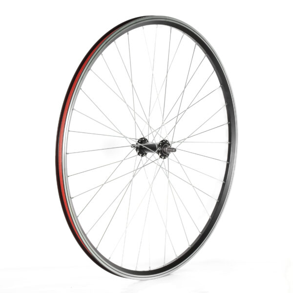 Prednji MTB obročnik 28" 22-622 dvostenski alu obroč zatesnjeni ležaji črn