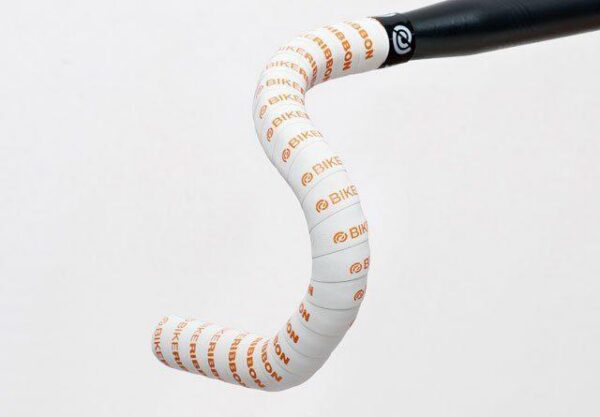 Bike Ribbon Scrub Stuurlint Wit/Oranje