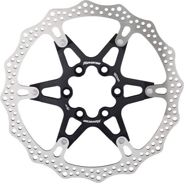 Rotor Disk Kočnice Reverse Alu/Čelik 160mm Crni