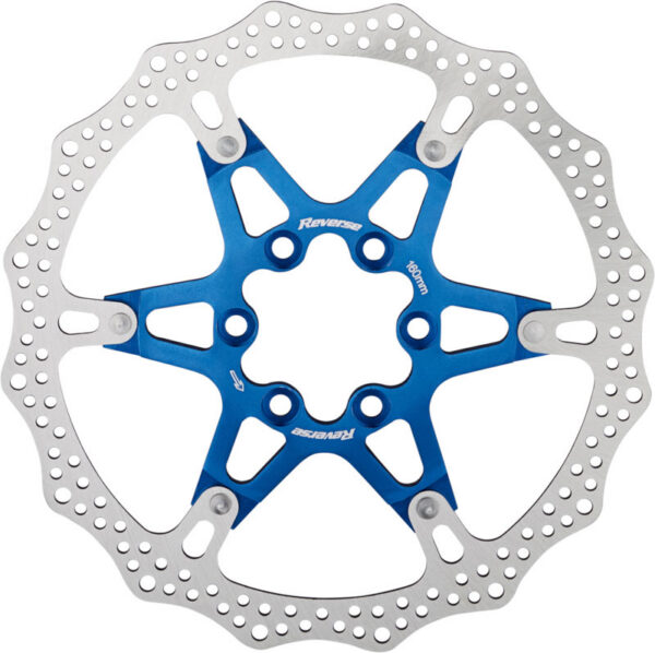 Rotor Disk Kočnice Reverse Alu/Čelik 160mm Plavi